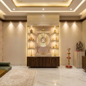 Circular Panel Cabinet Ply Singhasan