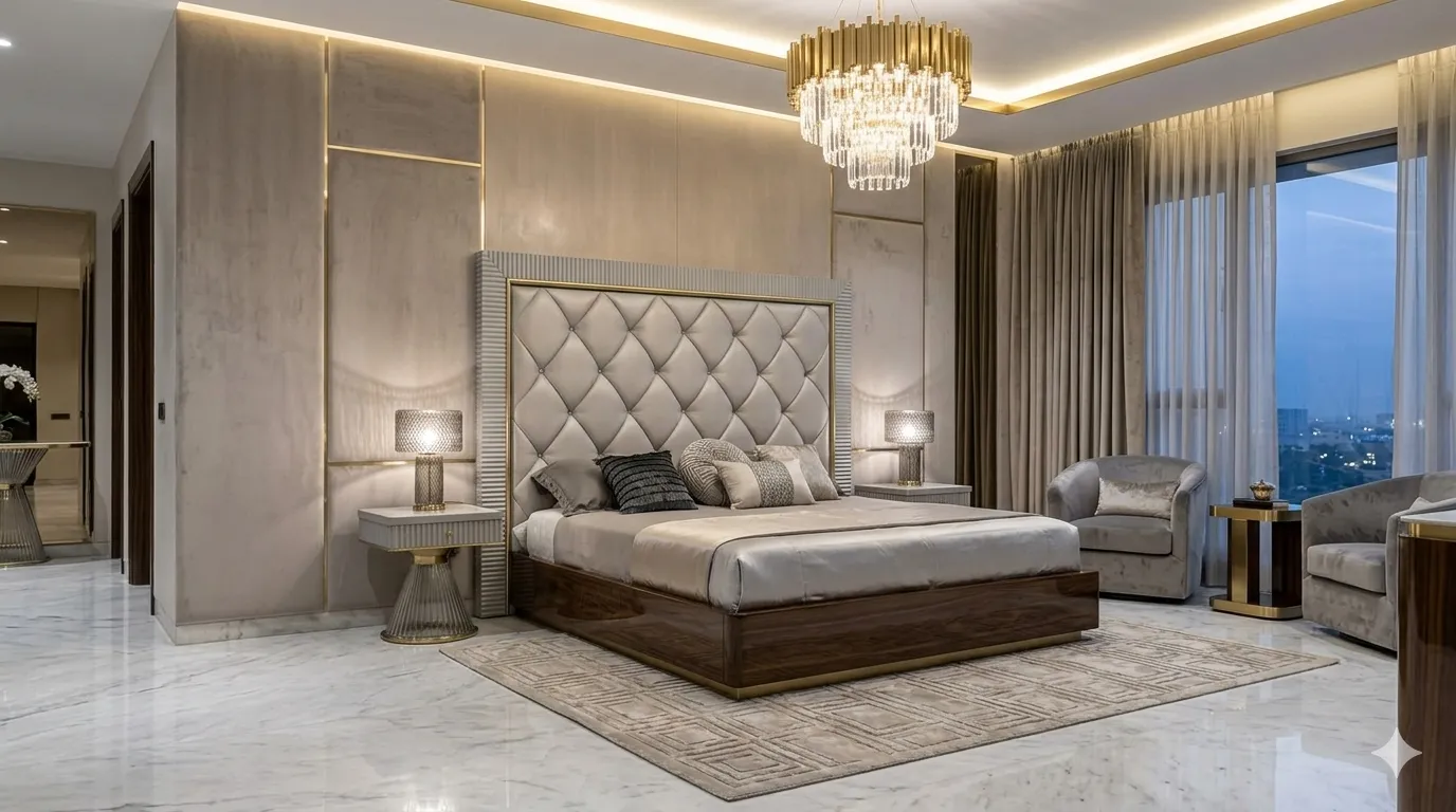 Diamond Tufted Ply Bed