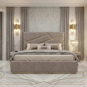 Framed Chevron Ply Bed