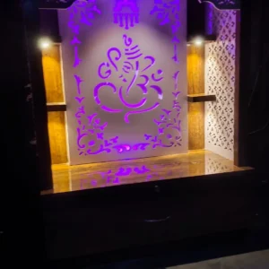 Ganesha Motif Panel Ply Singhasan