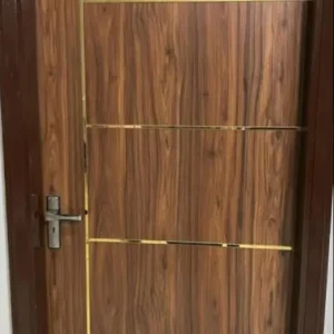 Horizontal Golden Profile Ply Door Design