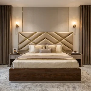 Layered Chevron Ply Bed