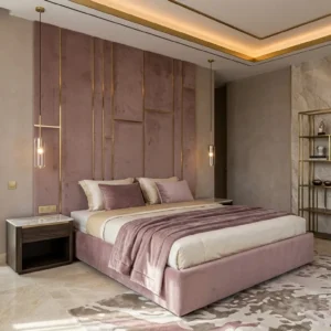 Linear Upholstered Ply Bed