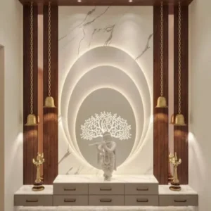 Peacock Motif Framed Ply Singhasan