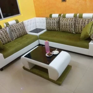Rolled Arm Corner Upholstered Sofa