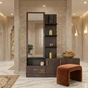 Side Shelf Mirror Ply Dressing Table