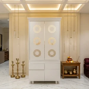 Six Circle Panel Ply Singhasan