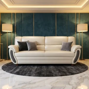 Sweeping Arm Upholstered Sofa