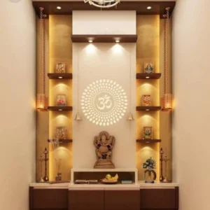 Tall Om Display Ply Singhasan