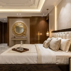 Tall Padded Headboard Ply Bed