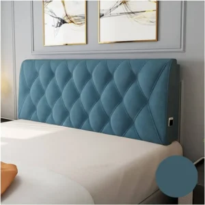 Teal Diamond Headboard Ply Bed
